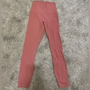 Lululemon align 25” leggings size 2